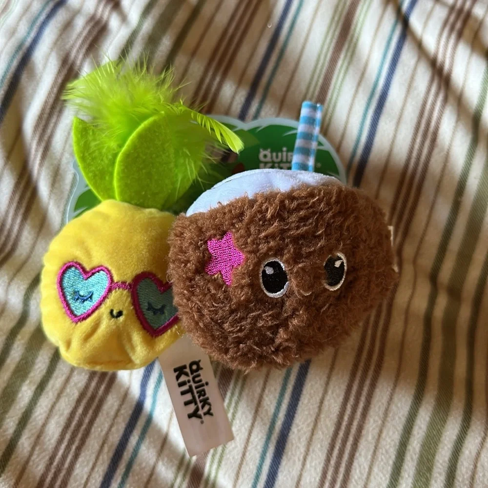 Quirky Kitty Purrfect Pina Colada Catnip Cat Toys